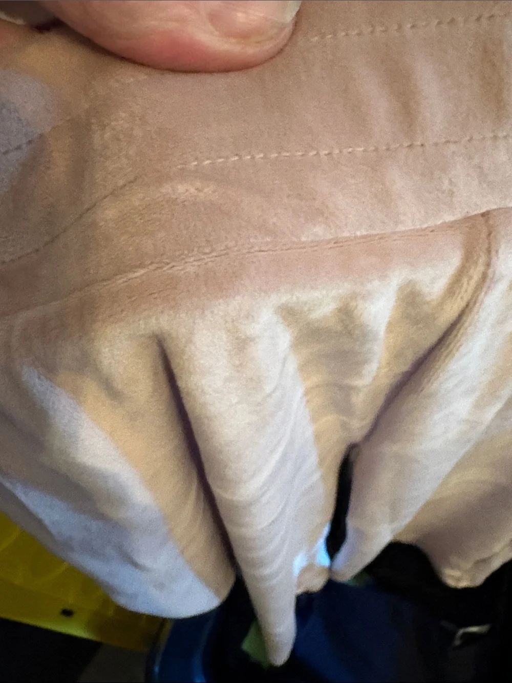 Zella Light Blush Velvet Wide-Leg Pants